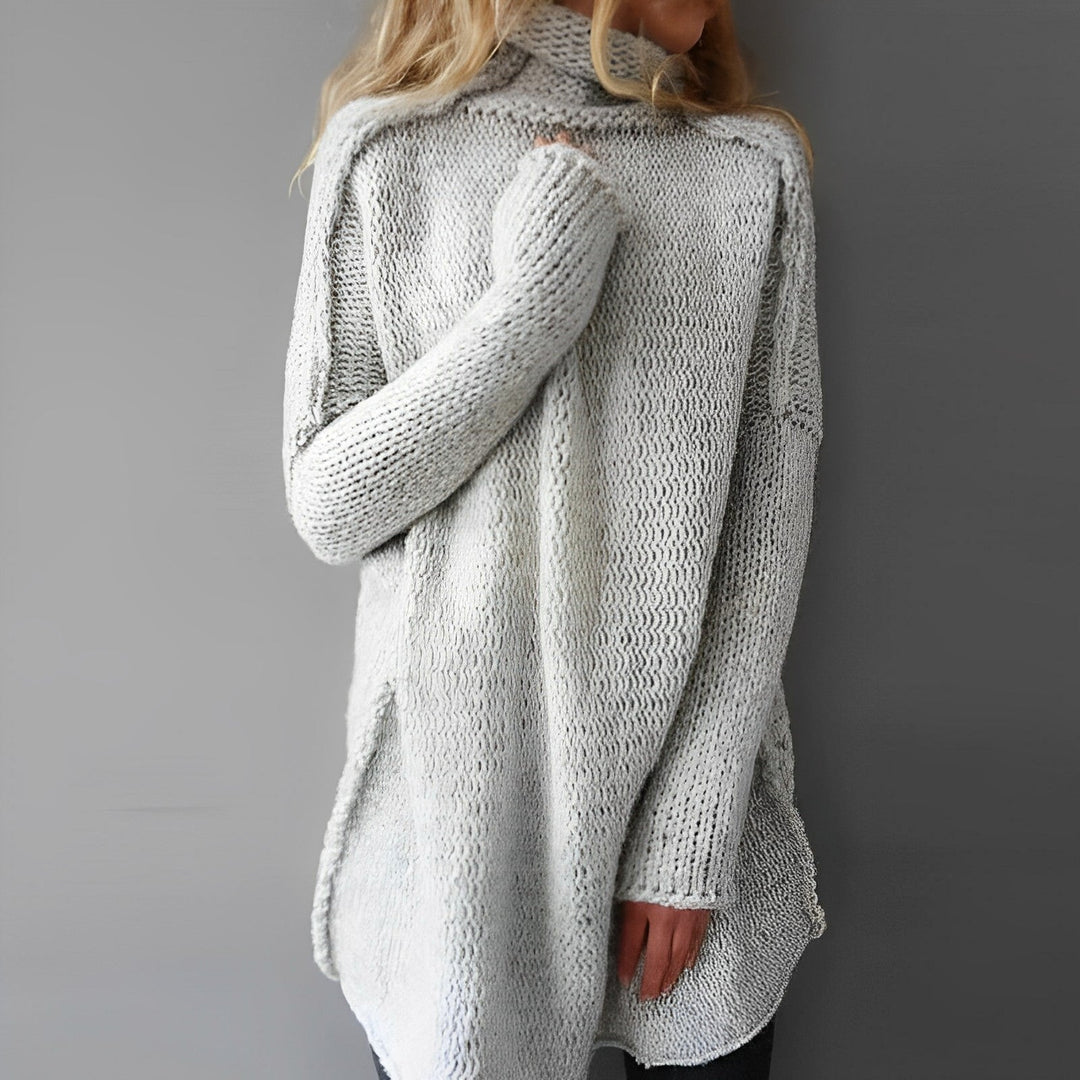Women's Chunky Knit Turtleneck Sweater