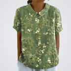 Women's Pastel Garden Blouse Green