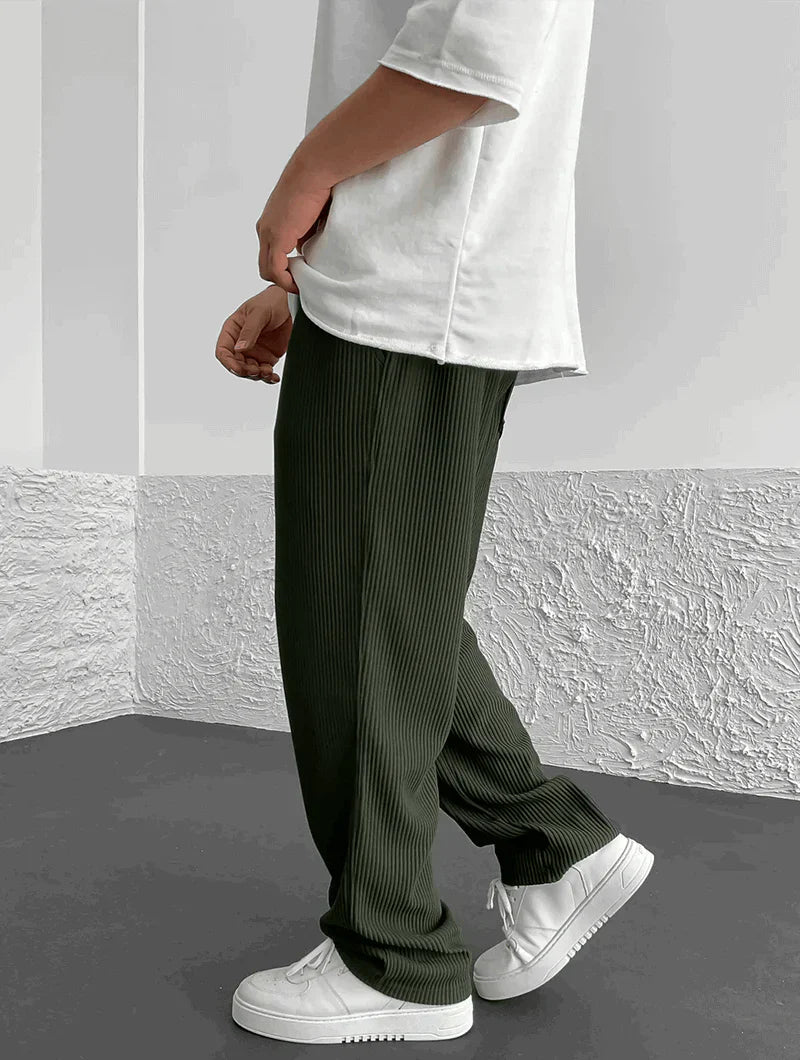 Men's Slim Fit Stretch Trousers for Style and Comfort