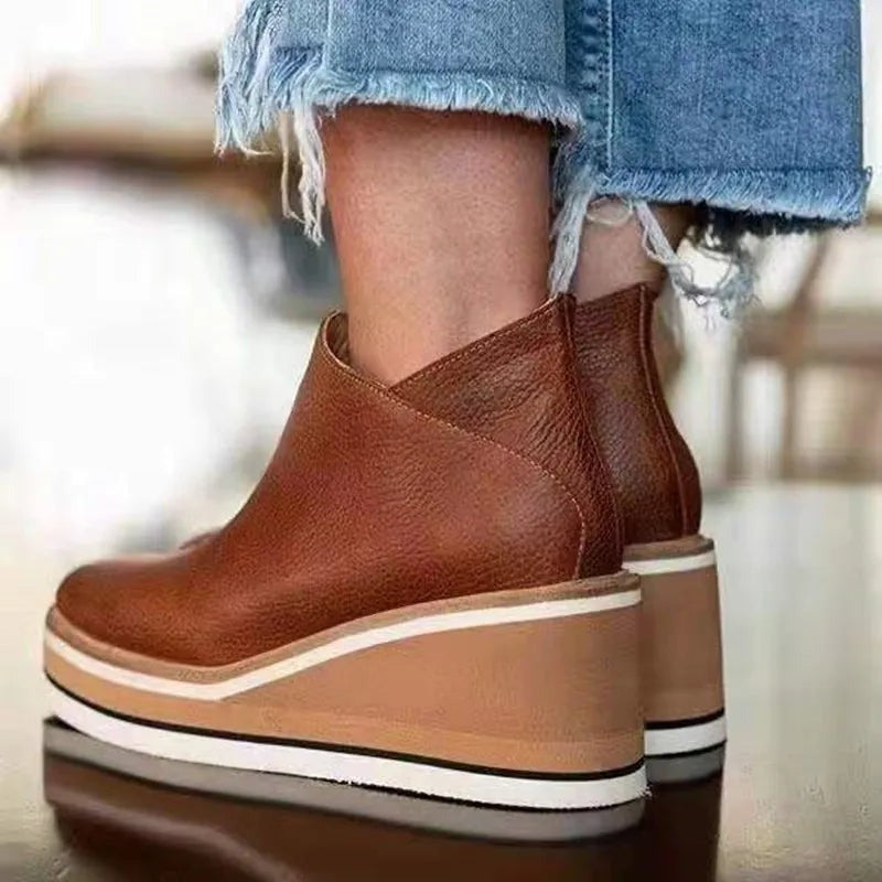 Women's Stylish Ankle Boots-MODAUTLET