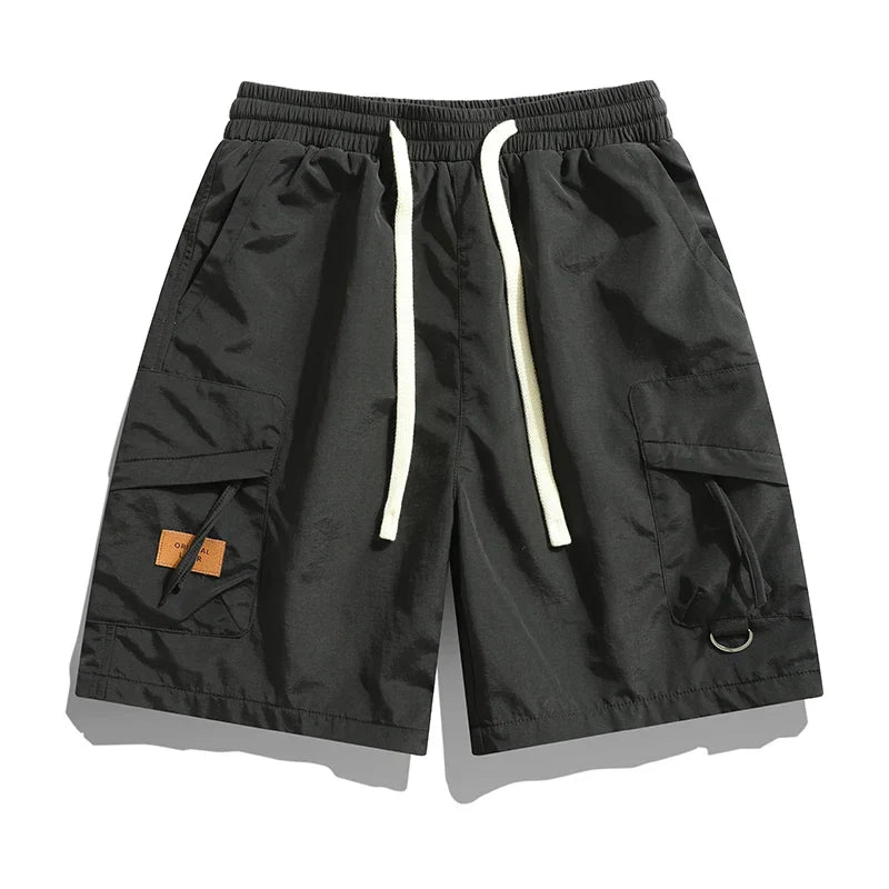 George | Men's Cargo Shorts with Drawstring, Knee Length