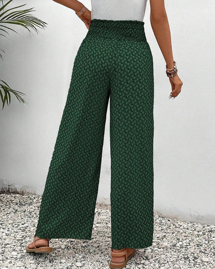 Women's Relaxed Wide Leg Trousers-MODAUTLET