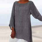 Women's Breezy Long Sleeve Top Gray