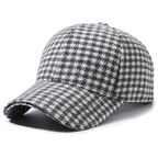 Vintage Houndstooth Cap