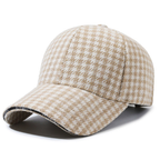 Vintage Houndstooth Cap