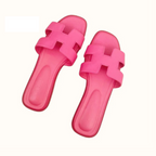 Comfort 'H' Design Sandals With Modern Design For Everyday Pink