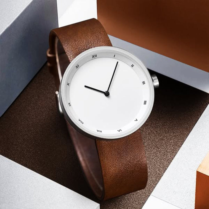 Minimalist Roman Numeral Wristwatch for Men – Timeless Elegant Design-MODAUTLET
