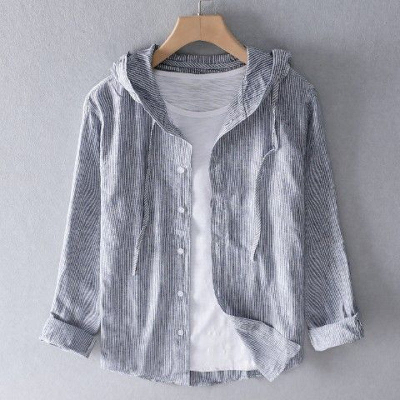 Nova Linen Shirts Gray