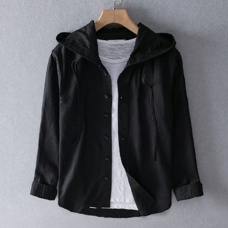 Nova Linen Shirts Black