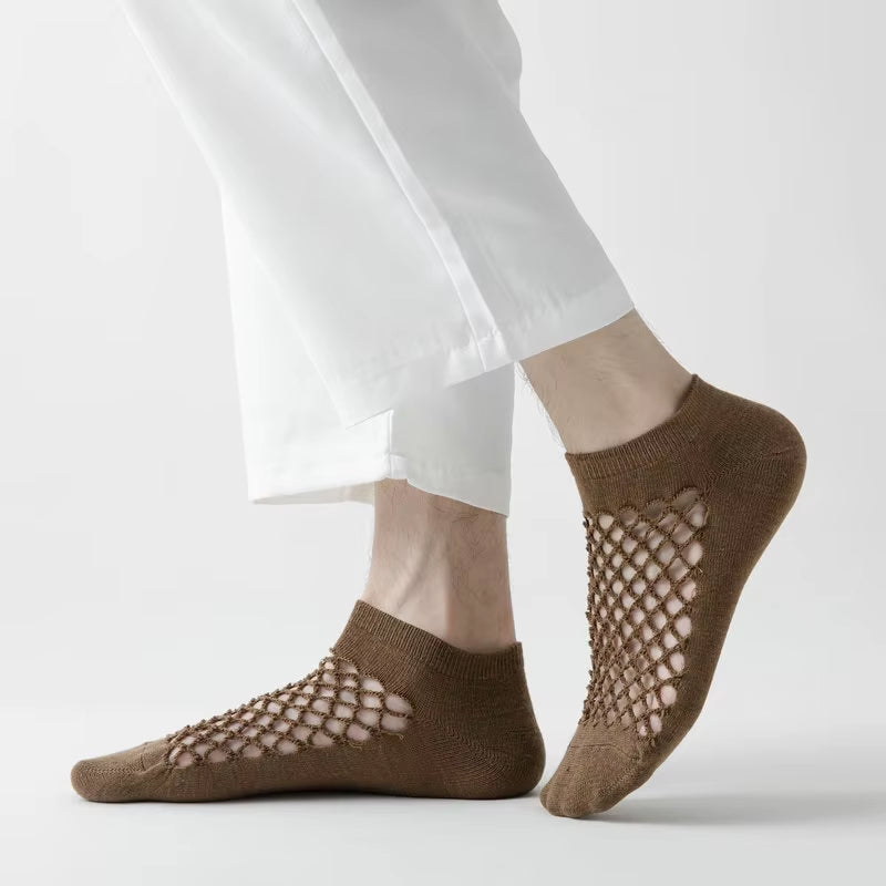 Breathable Mesh Ankle Sock Set-MODAUTLET