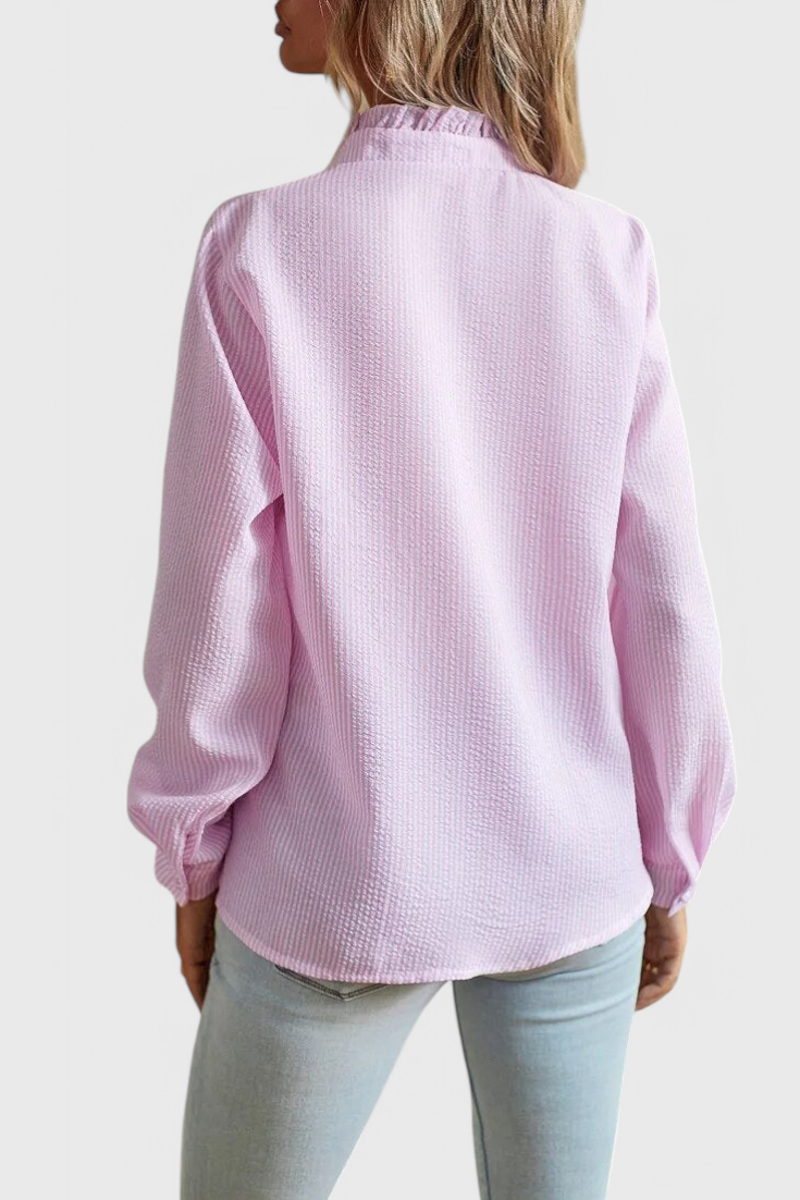 Women's Elegant Ruffles Blouse-MODAUTLET