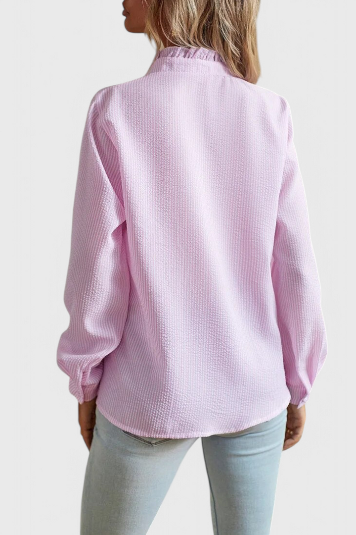 Women's Elegant Ruffles Blouse-MODAUTLET