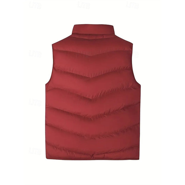 Herengewatteerd puffer-gilet