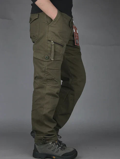 Men's Long Chino Cargo Pants