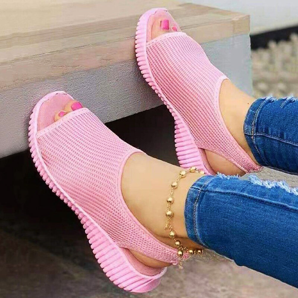 Women's Arch Support Orthopedic Slingback Sandals Pink