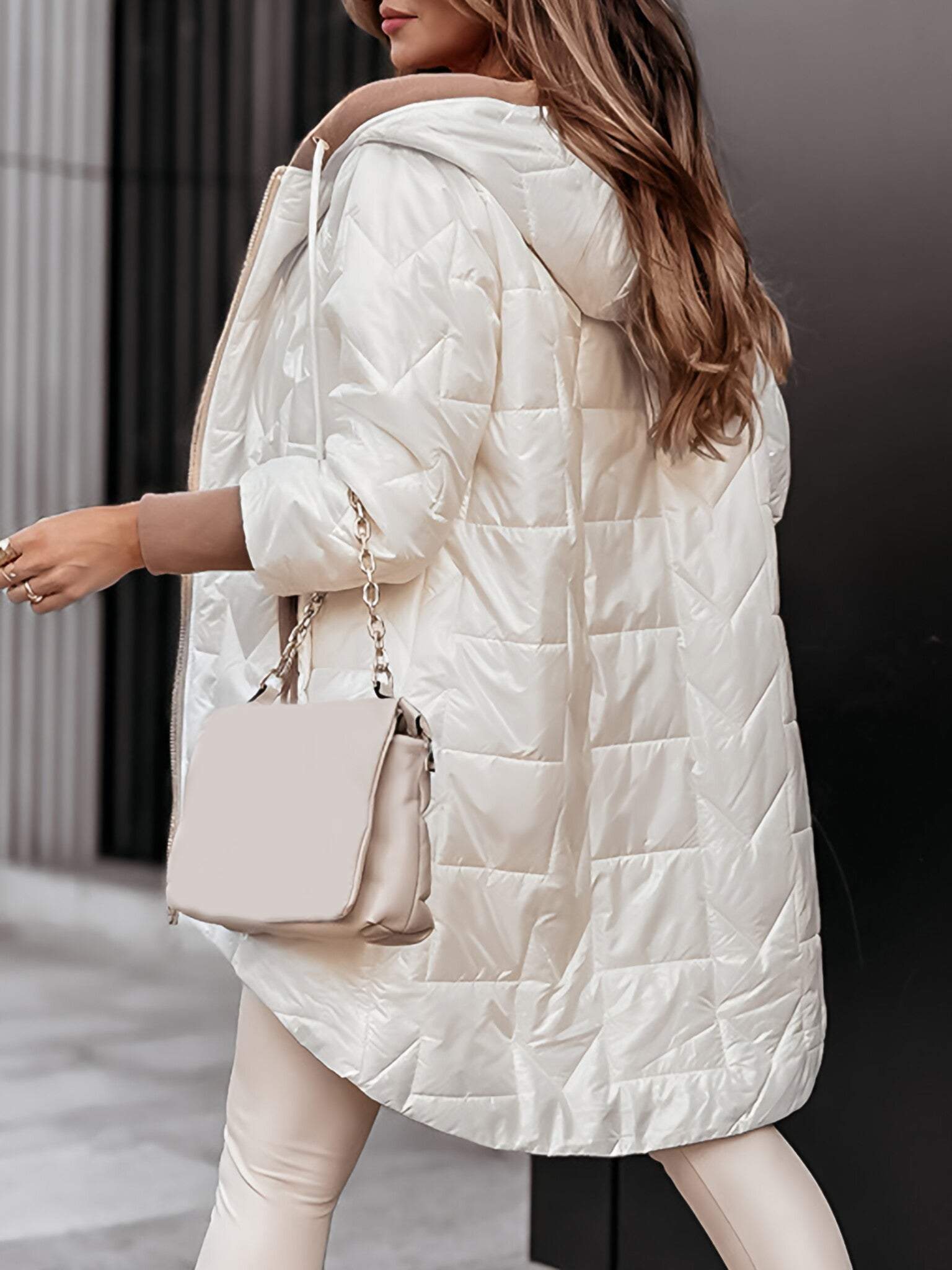 Women's Hooded Winter Jacket Puffer Coat For Cold Weather