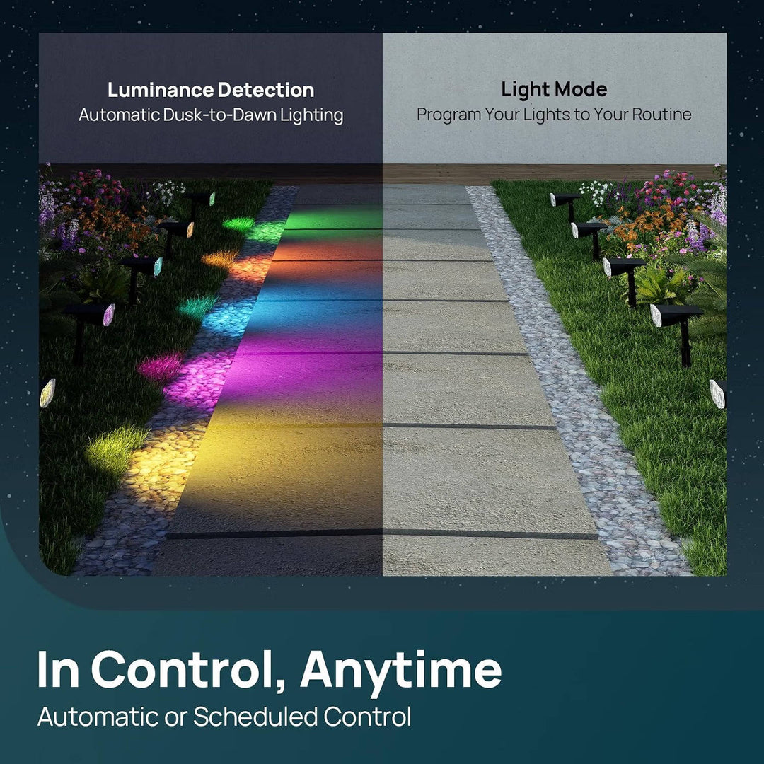 Halloween's Waterproof Solar Outdoor Spot Lights for Garden and Pathway
