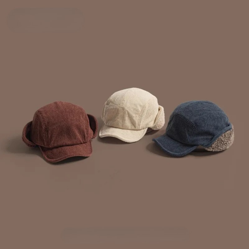 Stylish Corduroy Trapper Hat for All Seasons-MODAUTLET