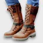 Women's Lace-Up Winter Boots Brown
