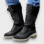 Women's Lace-Up Winter Boots Black