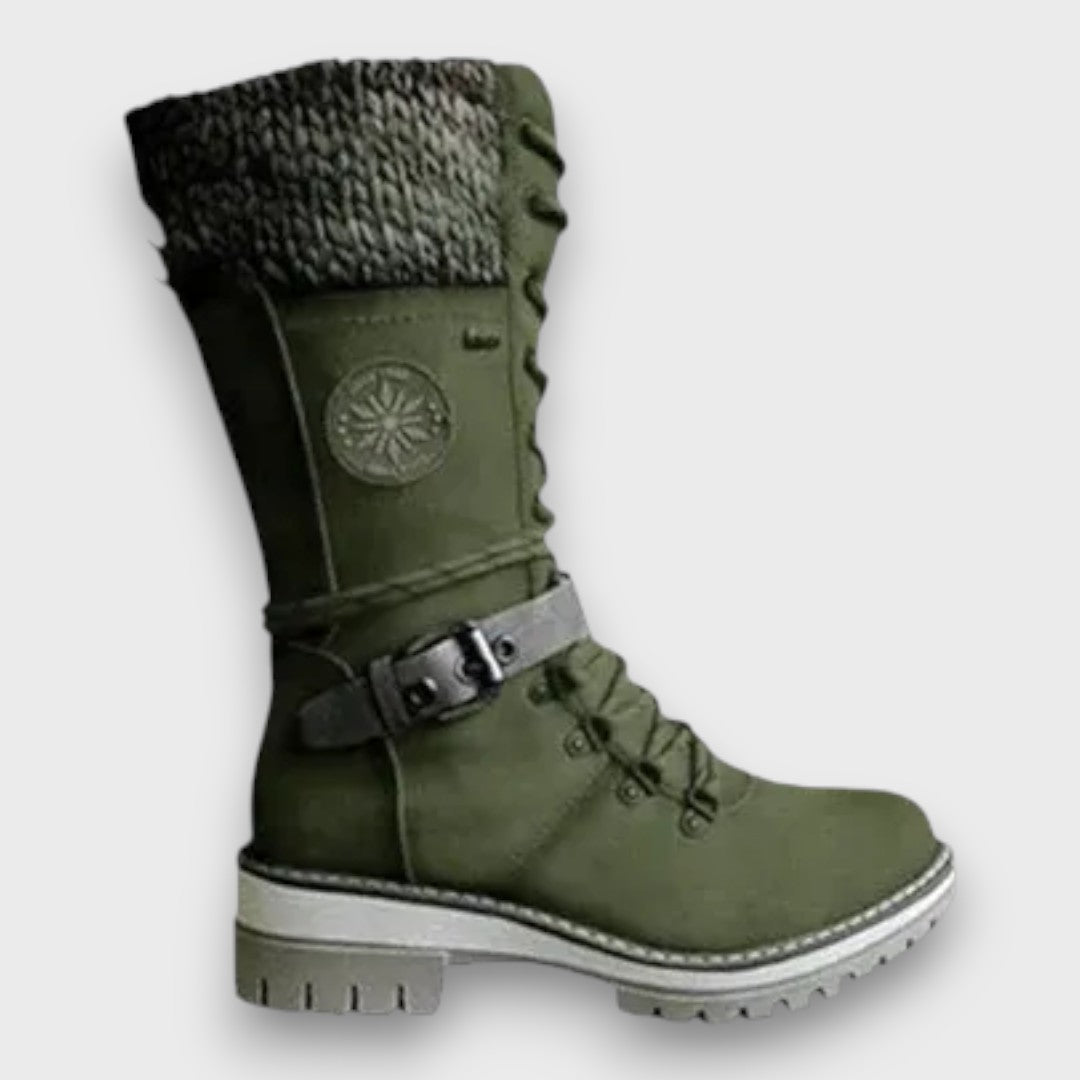 Women's Lace-Up Winter Boots-MODAUTLET
