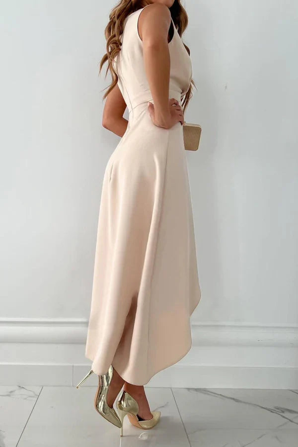 Isla | Women's V Neck Sleeveless Maxi Dress for Events