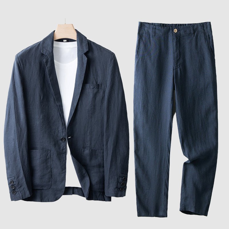 Men's Premium Business Linen Set-MODAUTLET