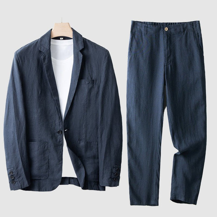 Men's Premium Business Linen Set-MODAUTLET