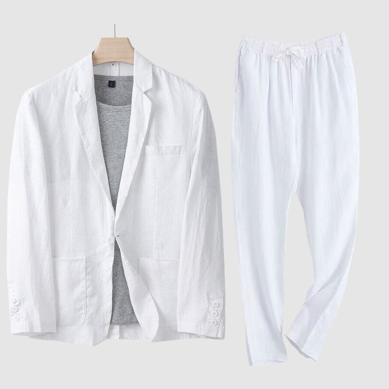Men's Premium Business Linen Set-MODAUTLET