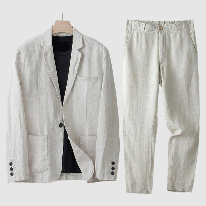 Men's Premium Business Linen Set-MODAUTLET