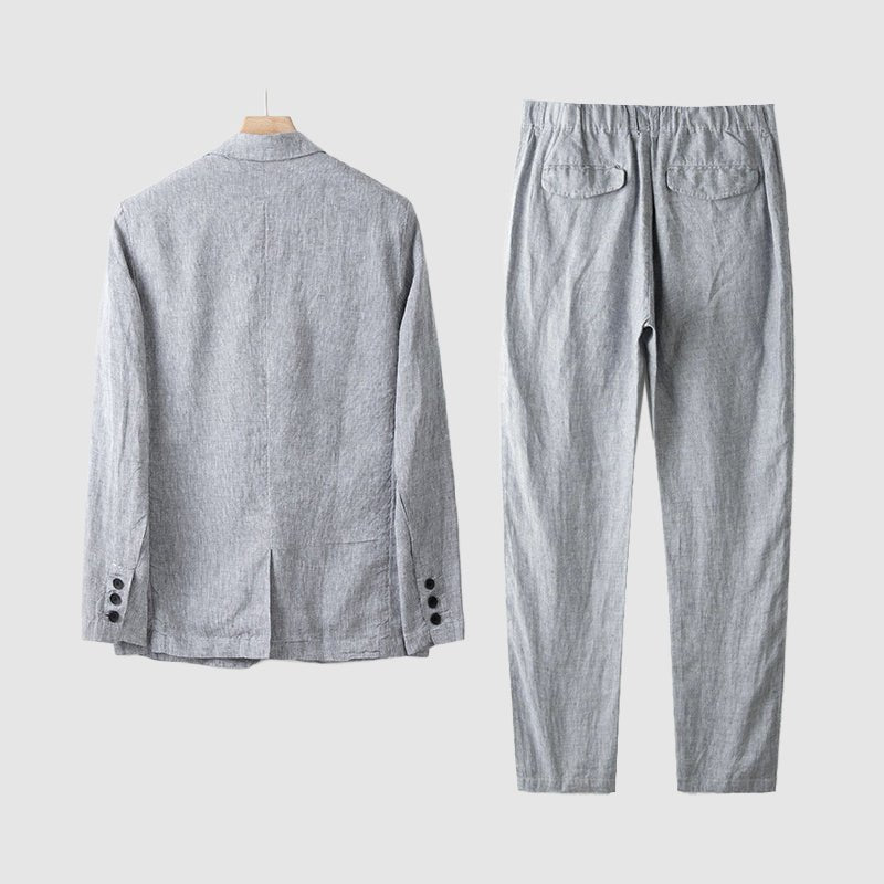 Men's Premium Business Linen Set-MODAUTLET