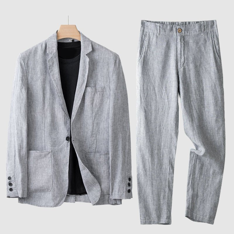 Men's Premium Business Linen Set-MODAUTLET