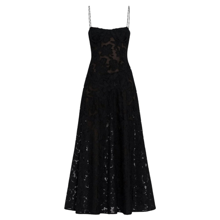 Jennifer | Vestido Maxi Fluído de Festa Sem Mangas para Mulher