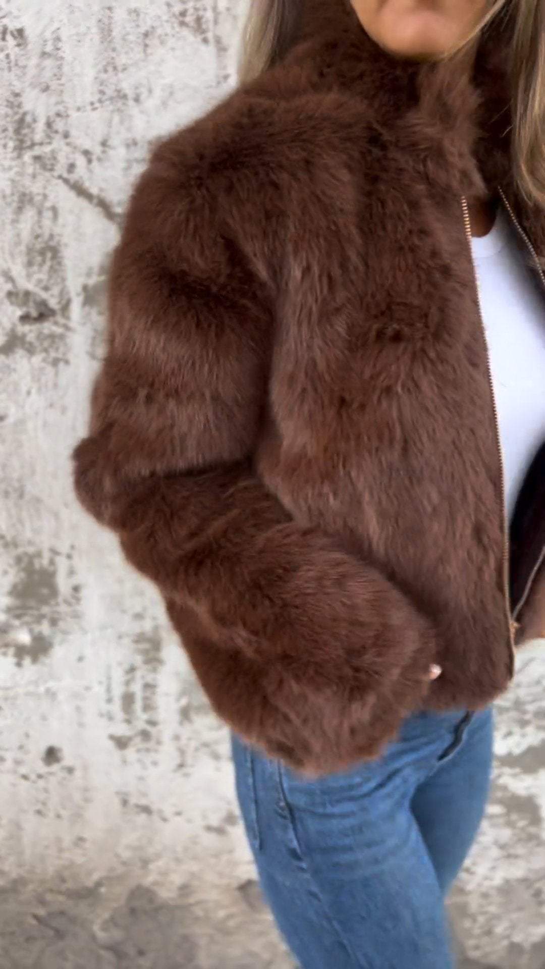 Faux Fur Jacket for Women
