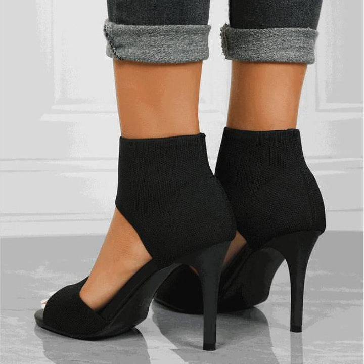 Women's Elegant Comfortable Peep Toe High Heel Sandals-MODAUTLET