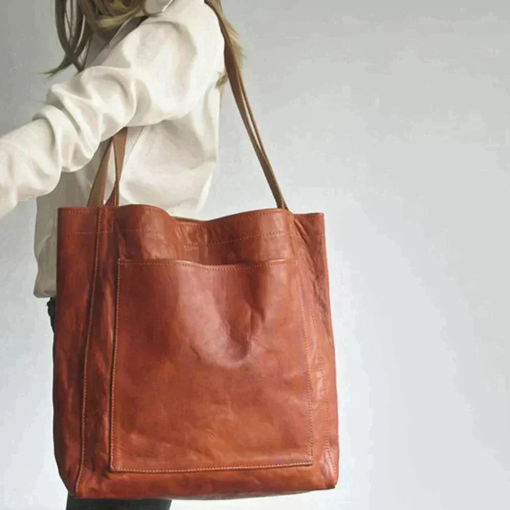 Leather Shoulder Bag For Women Stylish Everyday Carryall-MODAUTLET