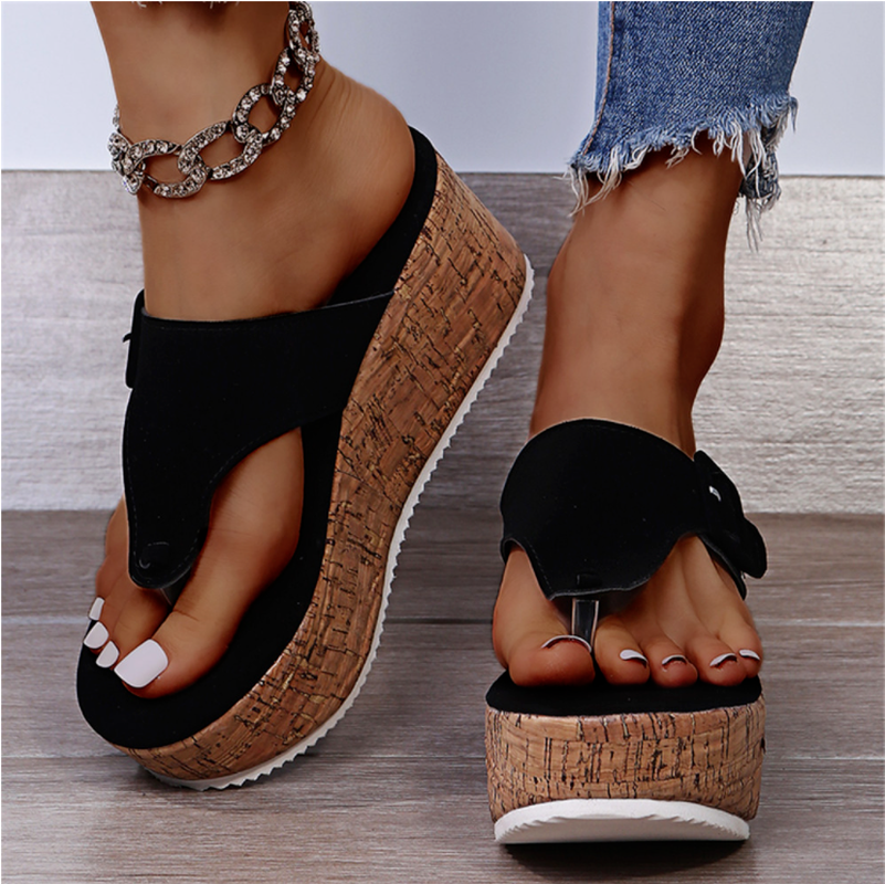 Women's Supportive Summer Sandals Black