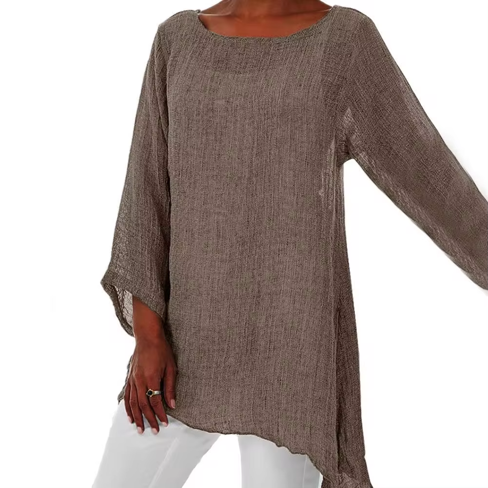 Women's Breezy Long Sleeve Top Khaki