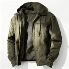 Men's Heavyweight Hooded Winter Coat Army Green