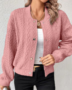Cozy Knitted Cardigan for Ultimate Comfort Pink