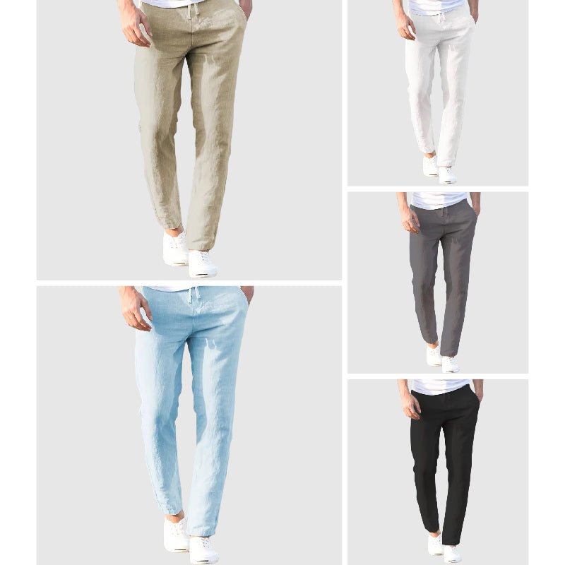Men's Linen Trousers - Stylish and Comfortable-MODAUTLET