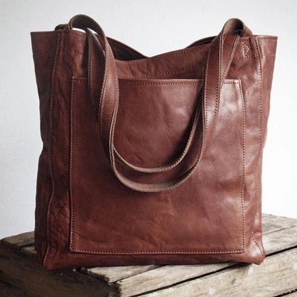 Leather Shoulder Bag For Women Stylish Everyday Carryall-MODAUTLET