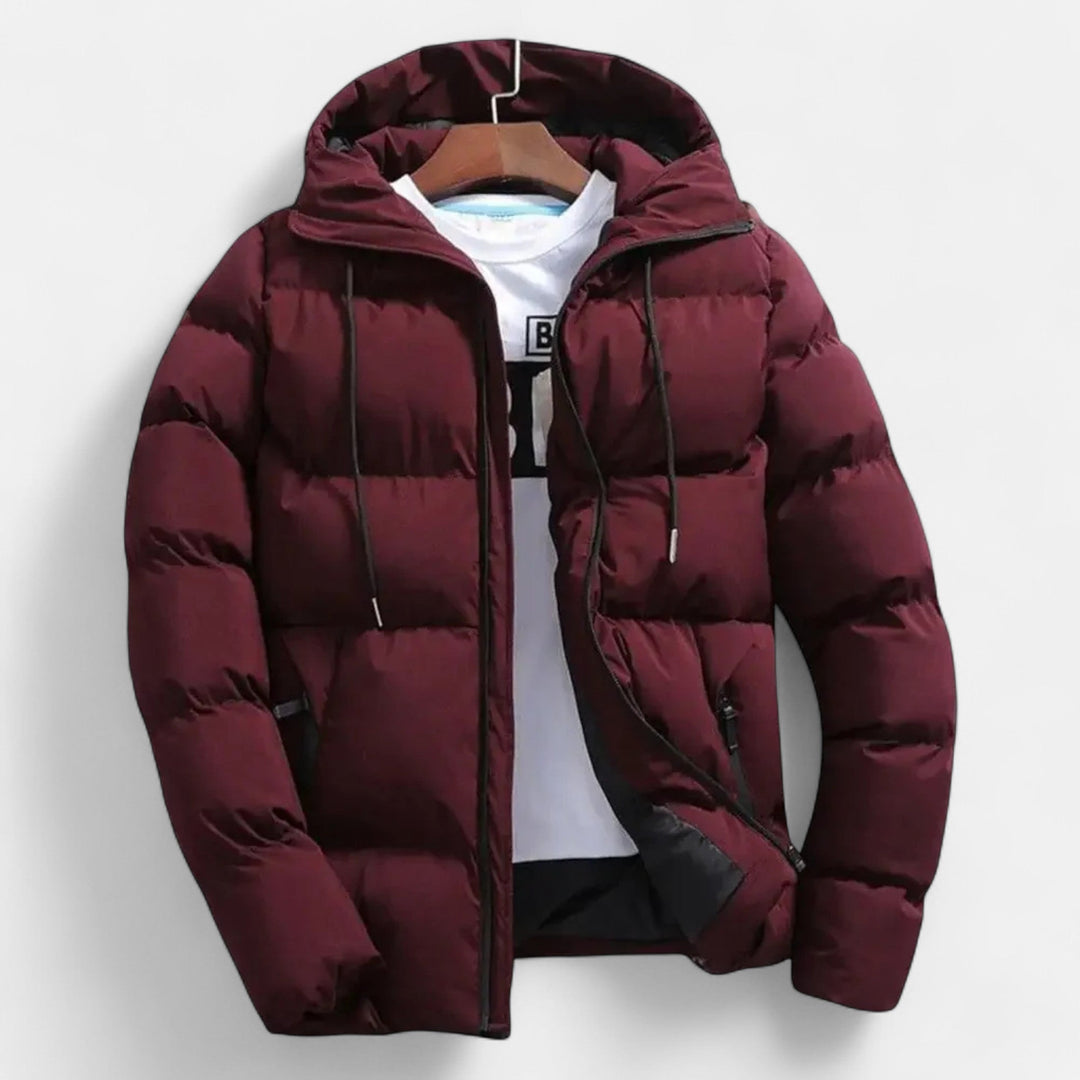Doudoune matelassée à capuche raffinée pour homme