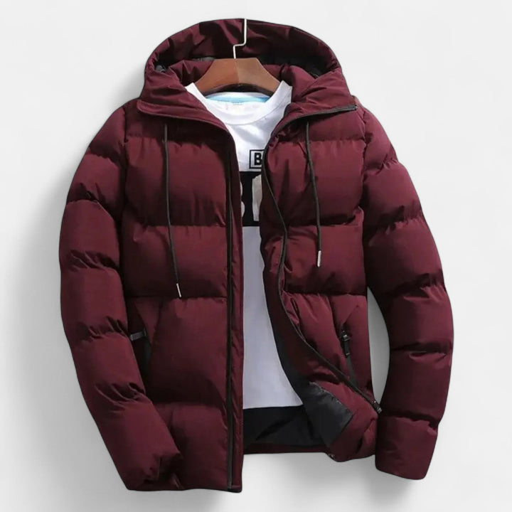 Doudoune matelassée à capuche raffinée pour homme