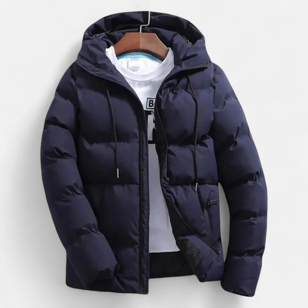Doudoune matelassée à capuche raffinée pour homme