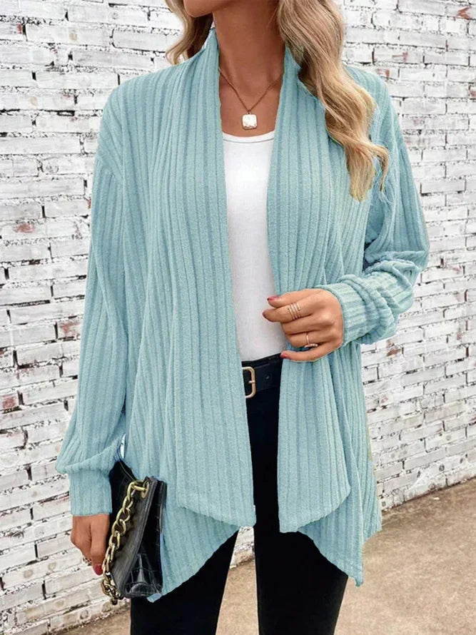Chic Cardigan for Effortless Style Light Blue