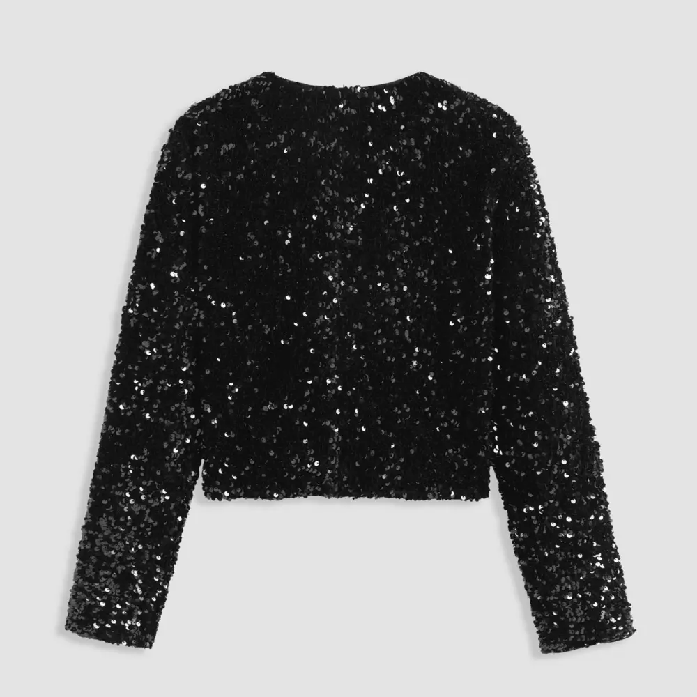 Sequin Bow Blazer for Women