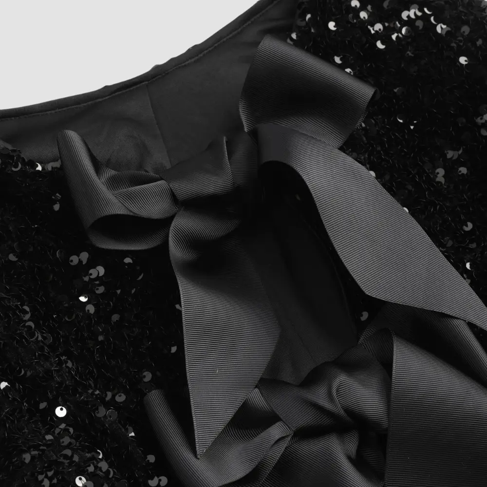 Sequin Bow Blazer for Women