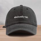 Unwashed Cap - Stylish and Unique Headwear Black
