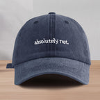Unwashed Cap - Stylish and Unique Headwear Navy